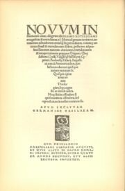 The first page of the Erasmian New Testament