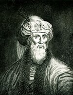 A woodcut of Flavius Josephus by John C. Winston.