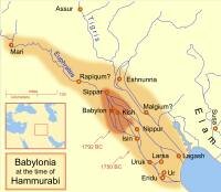 At the time of Hammurabi, Lagash was much closer to the gulf.