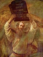 Moses with the Tablets, by Rembrandt