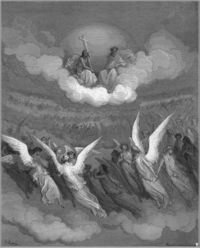 Illustration for John Milton’s “Paradise Lost“ by Gustave Doré, 1866.