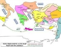 Acts: Paul’s third Missionary journey and journey to Rome, courtesy Biblical Foundations for Freedom