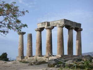Temple of Apollo, in Corinth