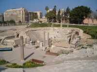 The Ancient Roman Theatre in Alexandria.