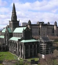 Glasgow Cathedral in Glasgow, Scotland. Taken by Finlay McWalter on 2nd March 2004