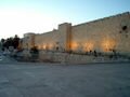 Jerusalem Walls leading to the Jaffa Gate