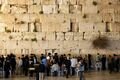 Western Wall of Jerusalem at night